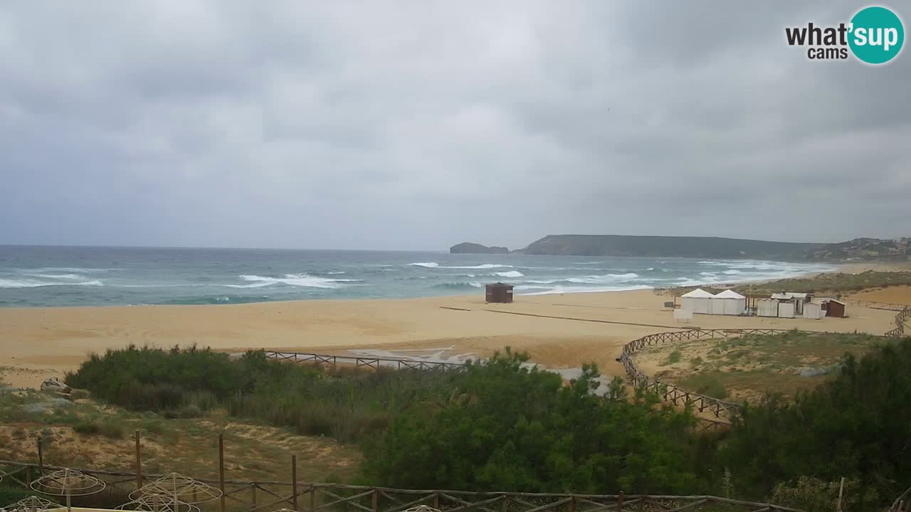 Webcam Torre dei Corsari – Live Beach View from Punta Usai