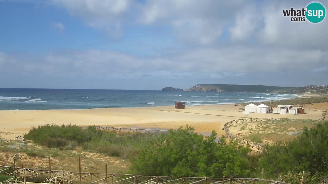 Cámara web Torre dei Corsari – Vista en directo de la playa desde Punta Usai