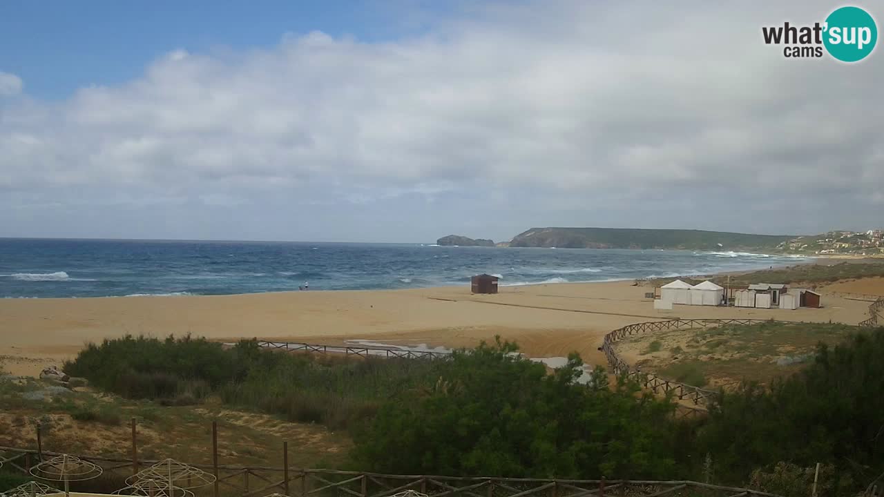 Webcam Torre dei Corsari – Live Beach View from Punta Usai