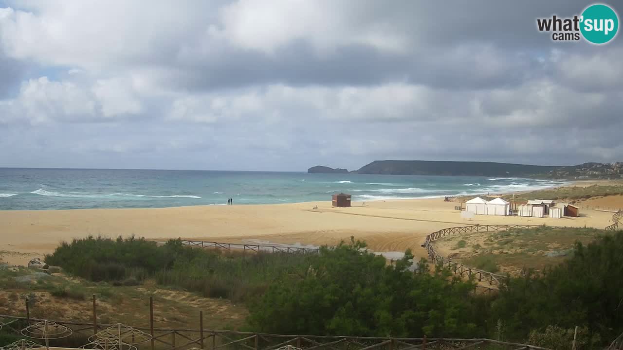 Cámara web Torre dei Corsari – Vista en directo de la playa desde Punta Usai