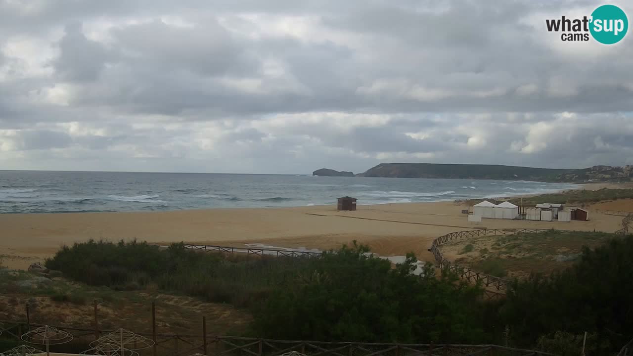 Webcam Torre dei Corsari – Liveblick auf den Strand von Punta Usai