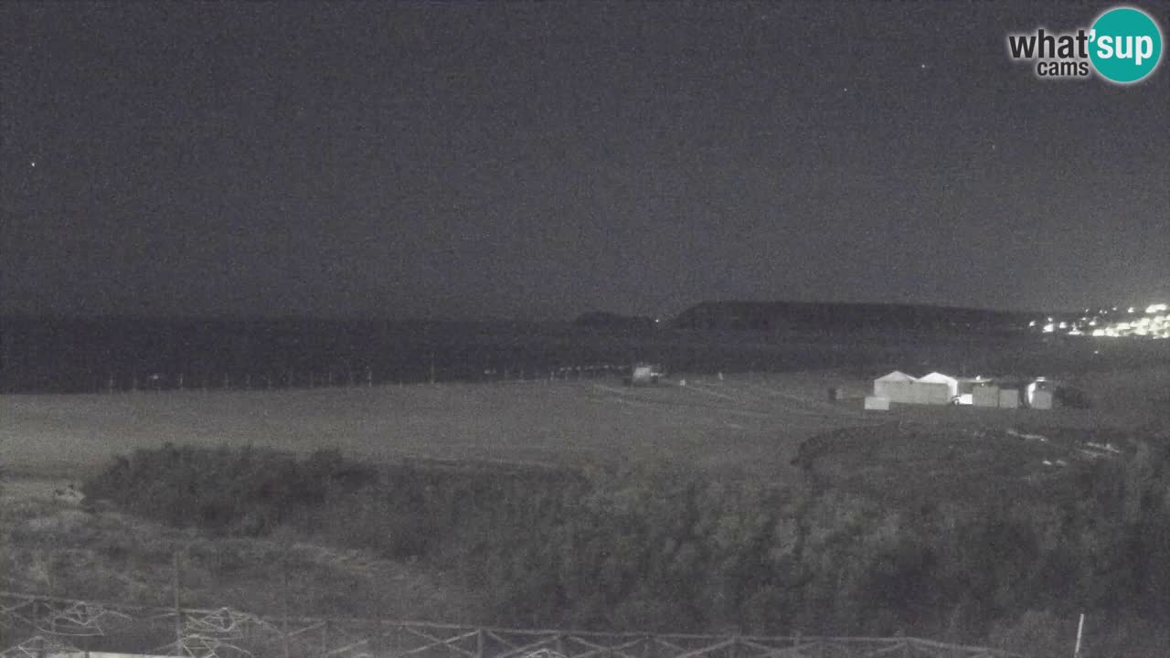 Cámara web Torre dei Corsari – Vista en directo de la playa desde Punta Usai