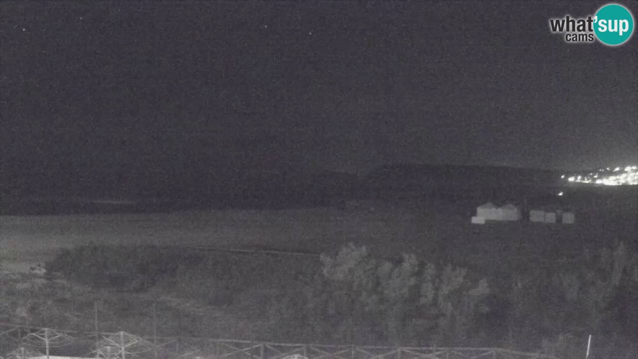 Cámara web Torre dei Corsari – Vista en directo de la playa desde Punta Usai