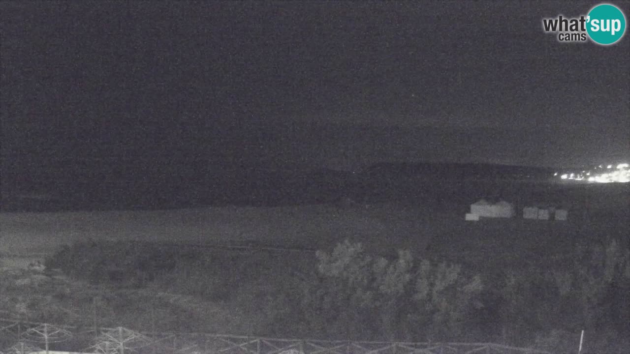 Webcam Torre dei Corsari – Vista live sulla spiaggia da Punta Usai