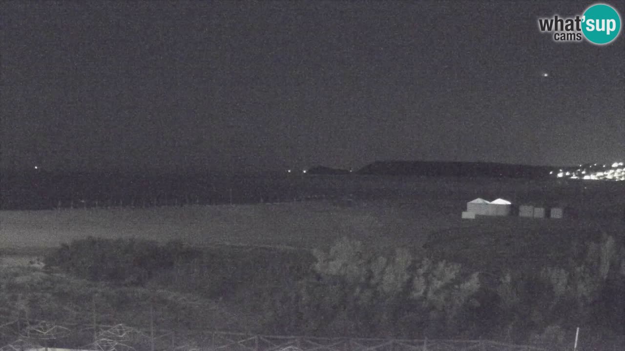 Webcam Torre dei Corsari – Liveblick auf den Strand von Punta Usai