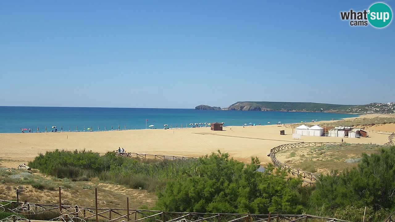 Webcam Torre dei Corsari – Liveblick auf den Strand von Punta Usai