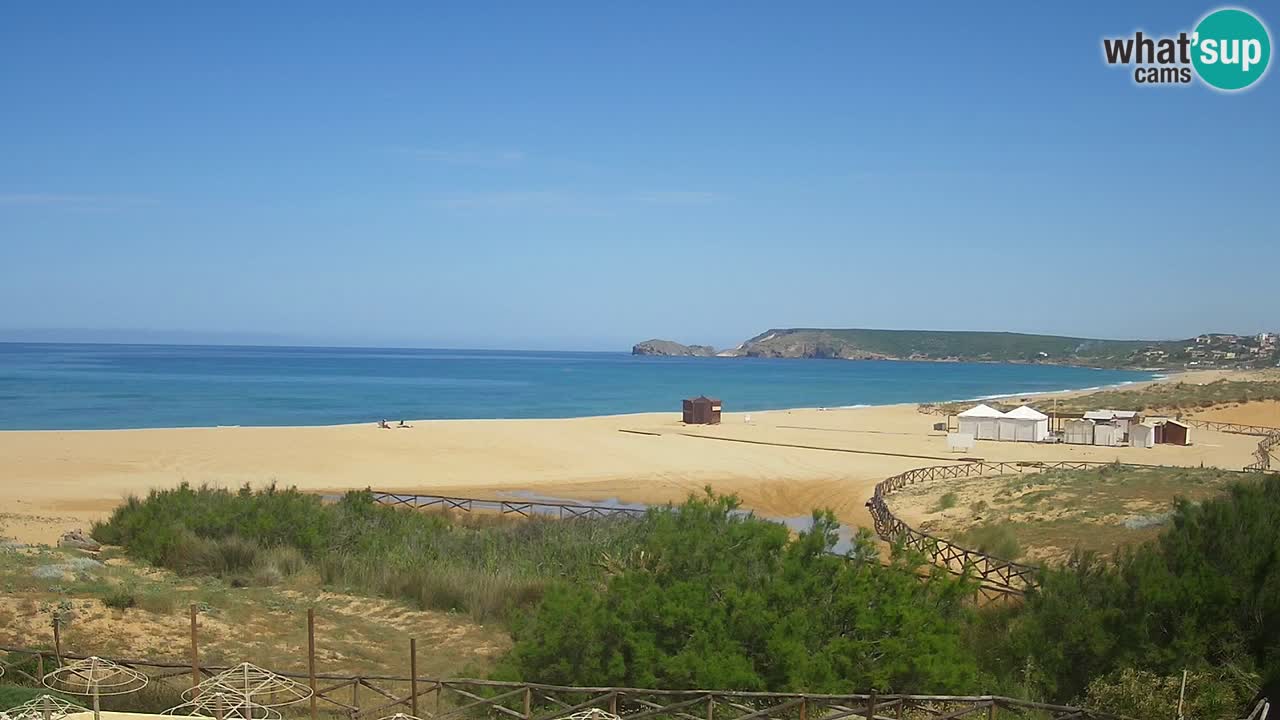 Webcam Torre dei Corsari – Liveblick auf den Strand von Punta Usai