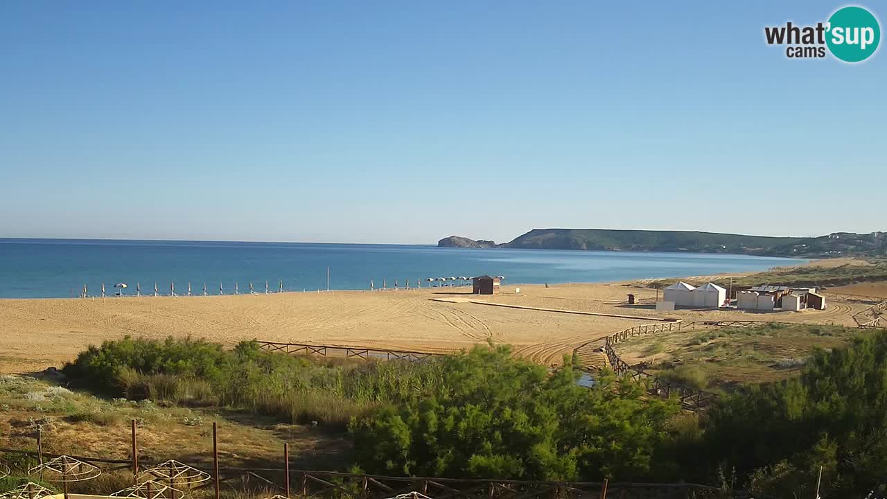 Webcam Torre dei Corsari – Live Beach View from Punta Usai