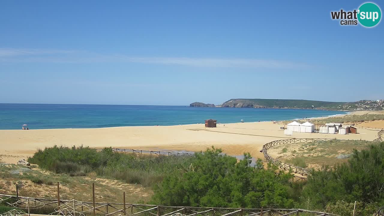 Webcam Torre dei Corsari – Vue en direct sur la plage depuis Punta Usai