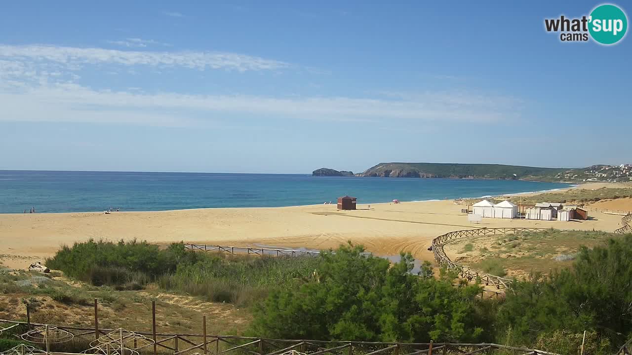 Webcam Torre dei Corsari – Liveblick auf den Strand von Punta Usai