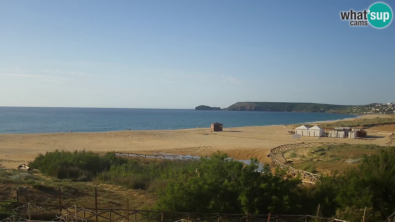 Webcam Torre dei Corsari – Live Beach View from Punta Usai