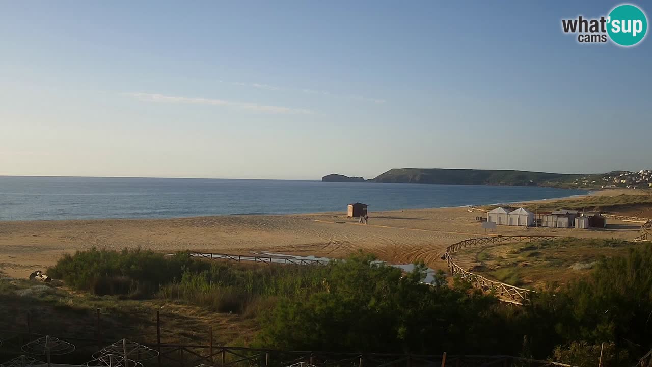 Spletna kamera Torre dei Corsari – Pogled v živo na plažo s Punta Usai