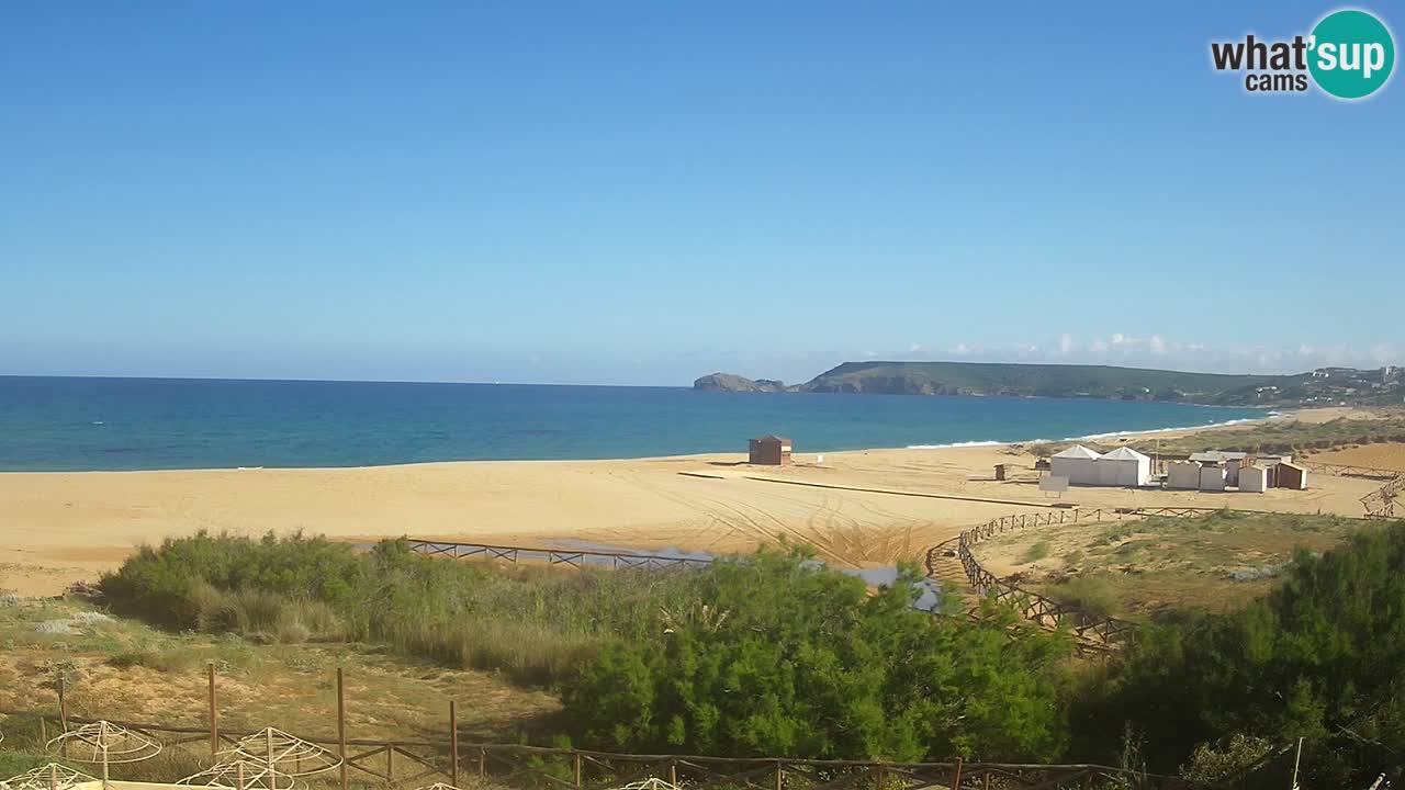 Spletna kamera Torre dei Corsari – Pogled v živo na plažo s Punta Usai