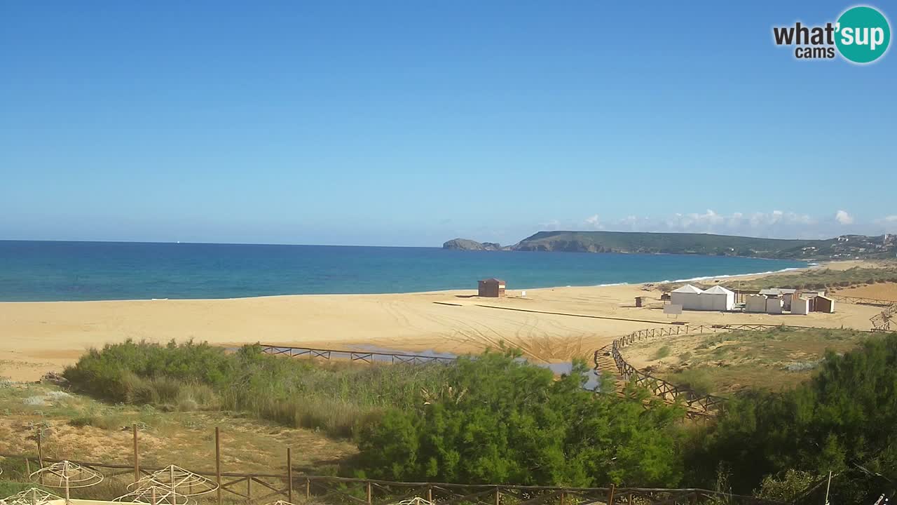 Webcam Torre dei Corsari – Vista live sulla spiaggia da Punta Usai