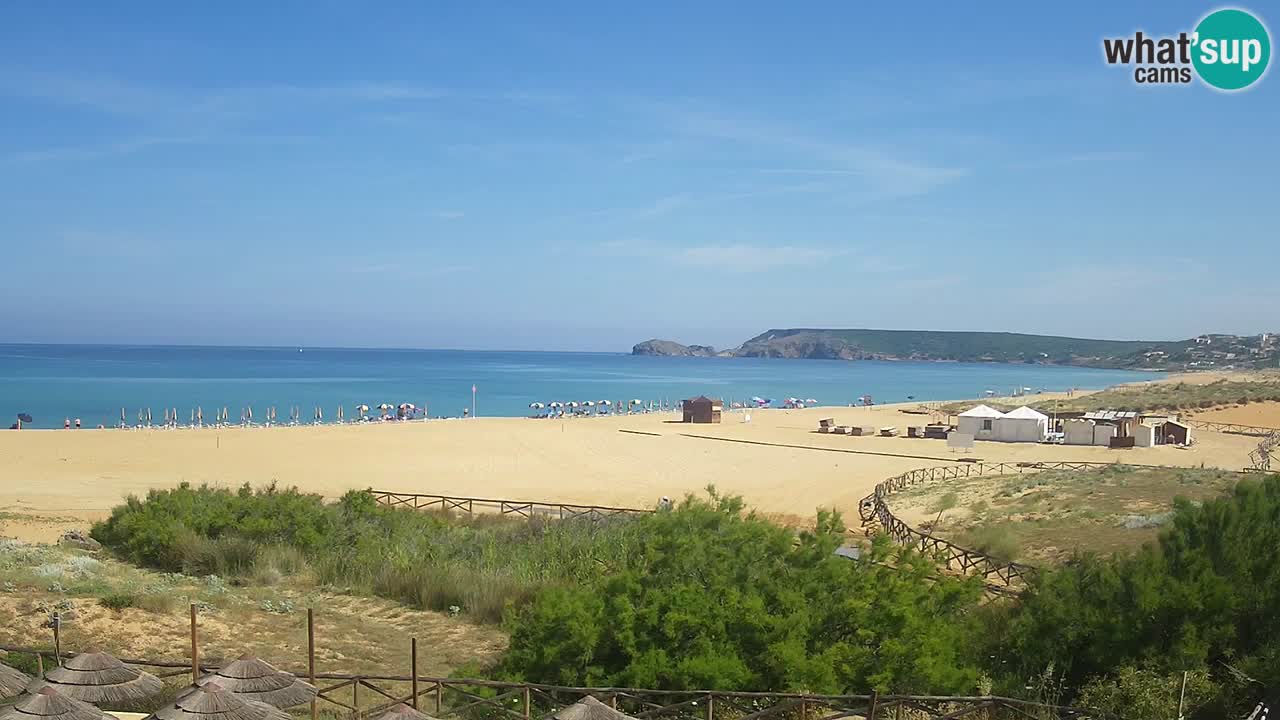 Spletna kamera Torre dei Corsari – Pogled v živo na plažo s Punta Usai