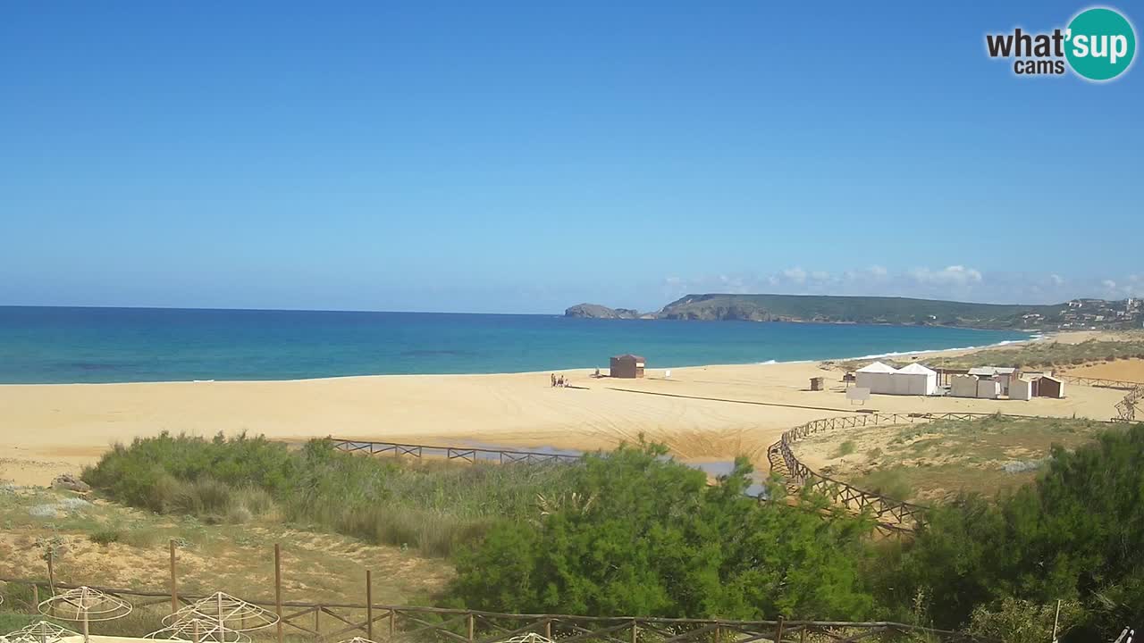 Webcam Torre dei Corsari – Vista live sulla spiaggia da Punta Usai