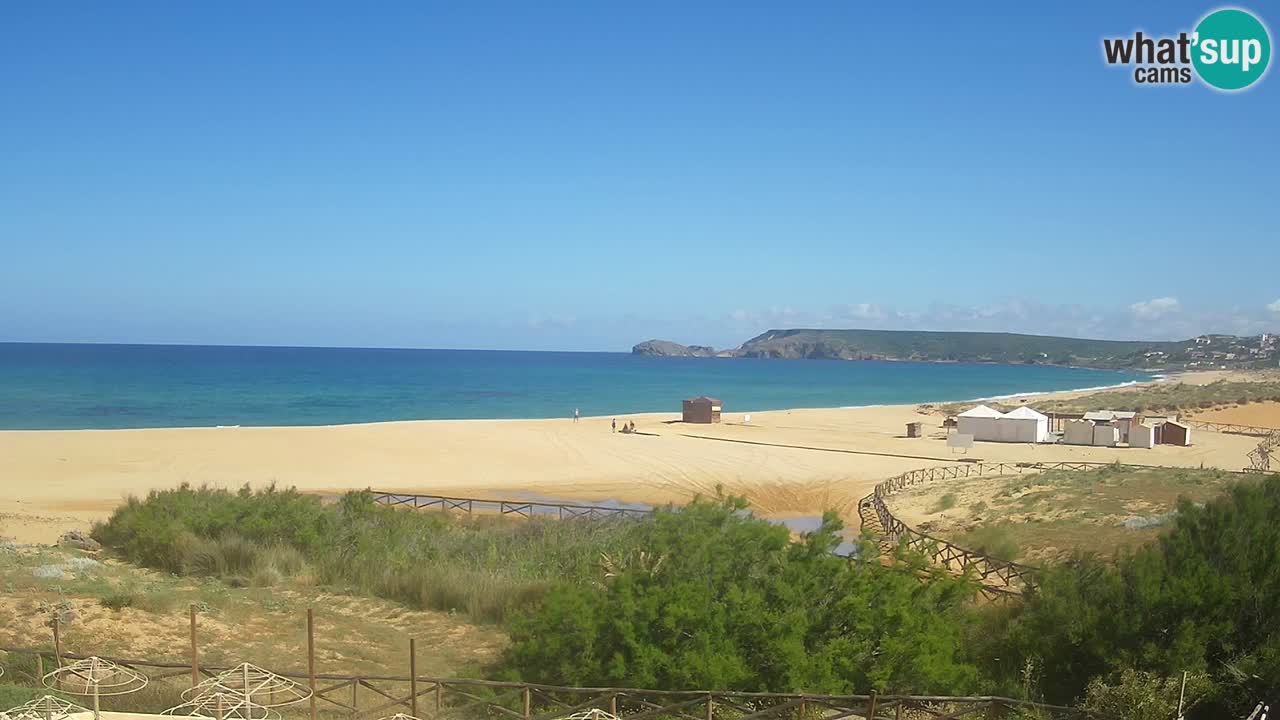 Webcam Torre dei Corsari – Vue en direct sur la plage depuis Punta Usai