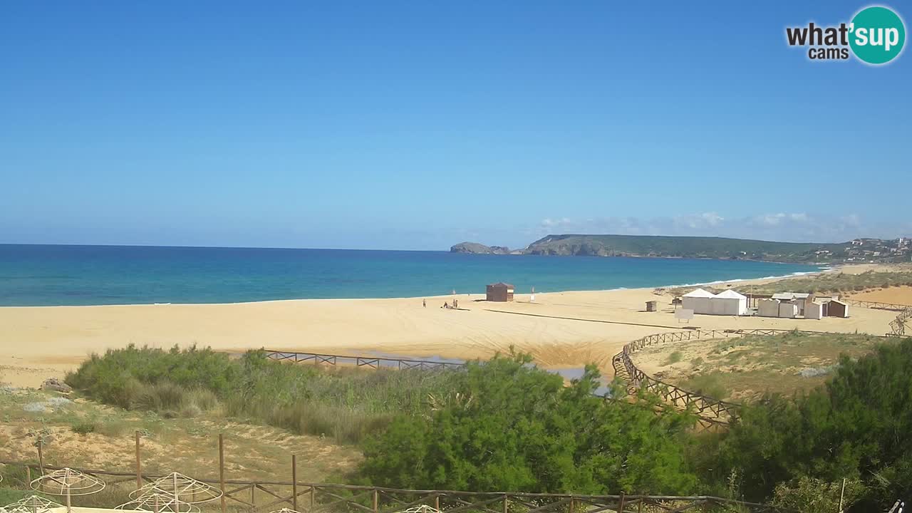 Webcam Torre dei Corsari – Vue en direct sur la plage depuis Punta Usai