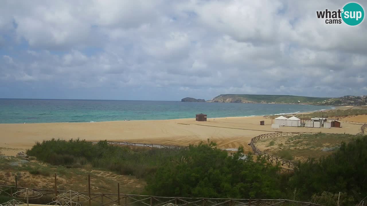 Webcam Torre dei Corsari – Live Beach View from Punta Usai