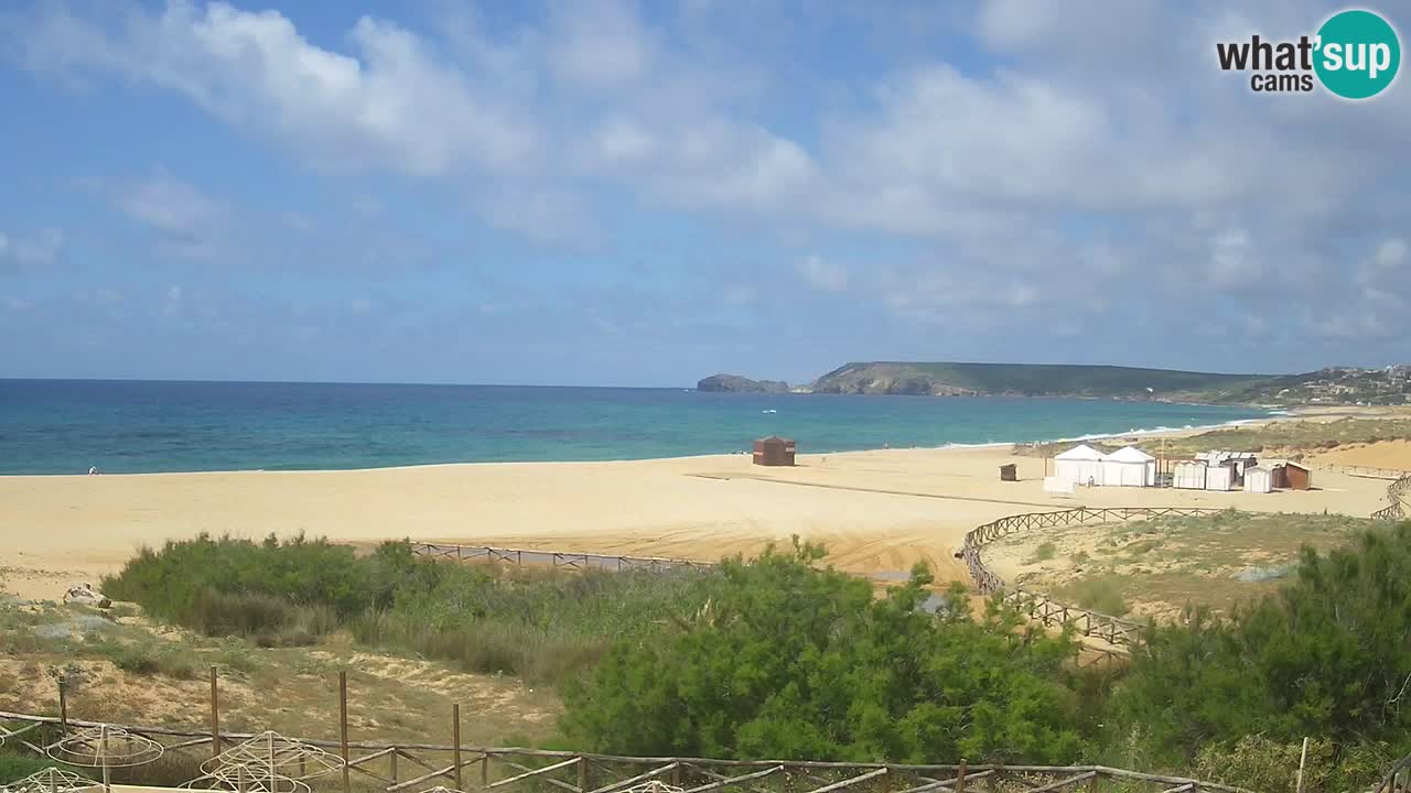 Webcam Torre dei Corsari – Vista live sulla spiaggia da Punta Usai
