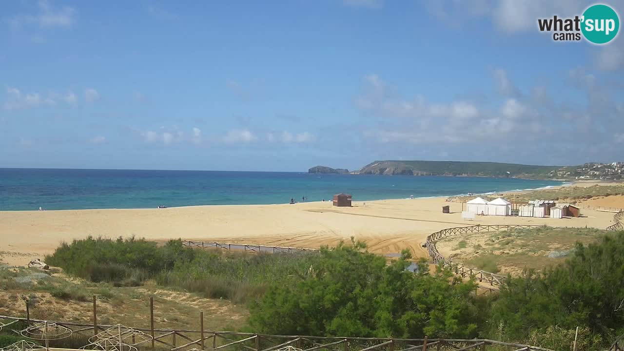 Webcam Torre dei Corsari – Vue en direct sur la plage depuis Punta Usai