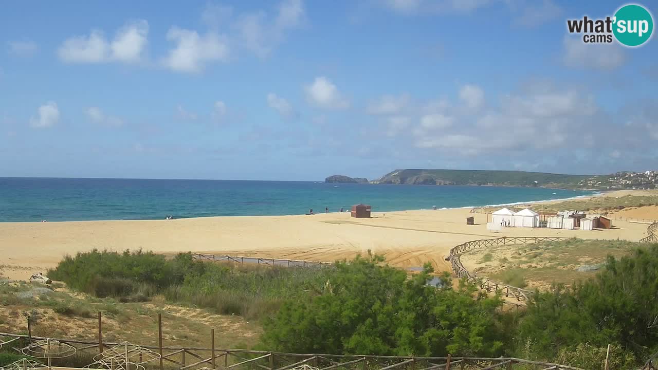 Webcam Torre dei Corsari – Liveblick auf den Strand von Punta Usai