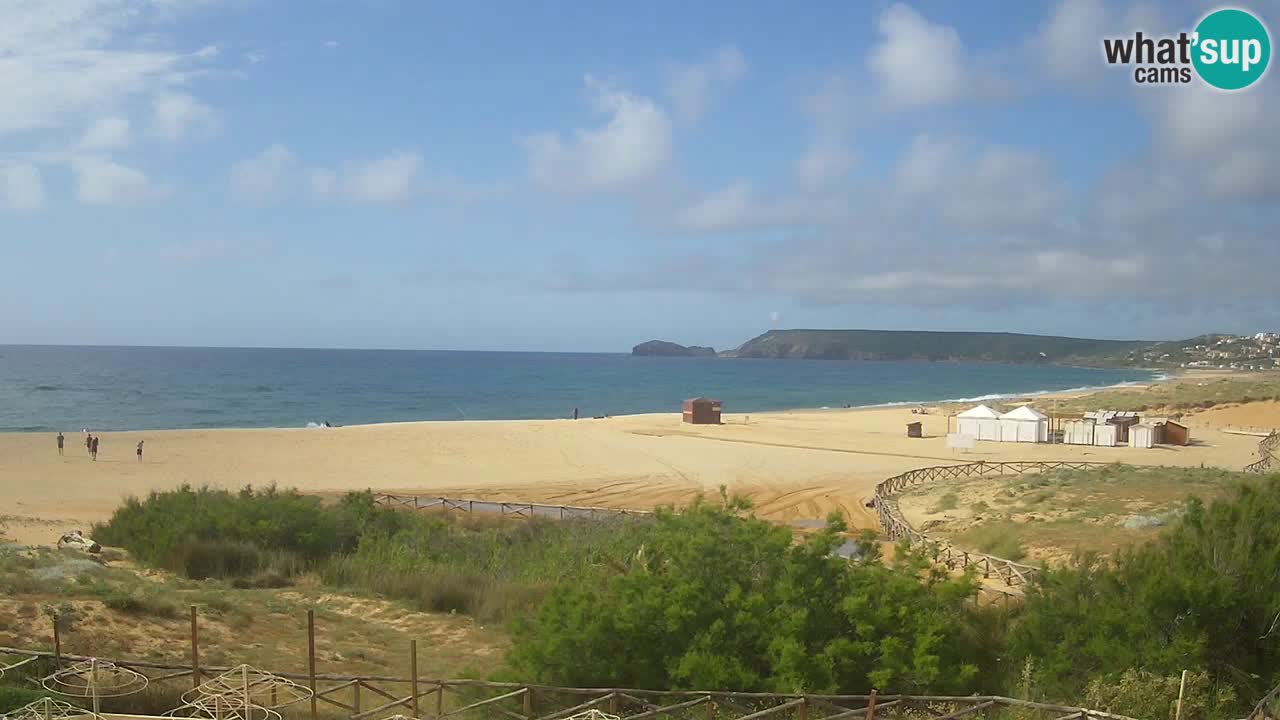 Cámara web Torre dei Corsari – Vista en directo de la playa desde Punta Usai