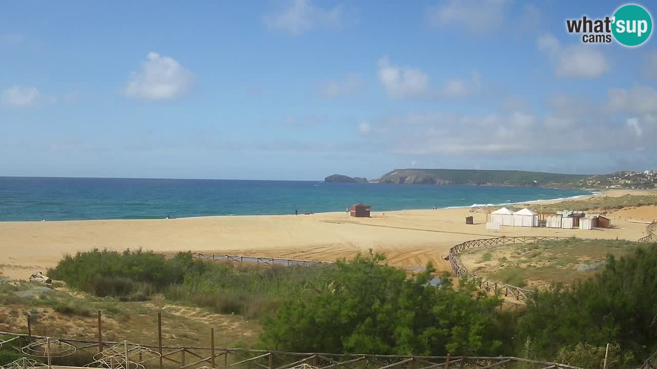 Webcam Torre dei Corsari – Vue en direct sur la plage depuis Punta Usai