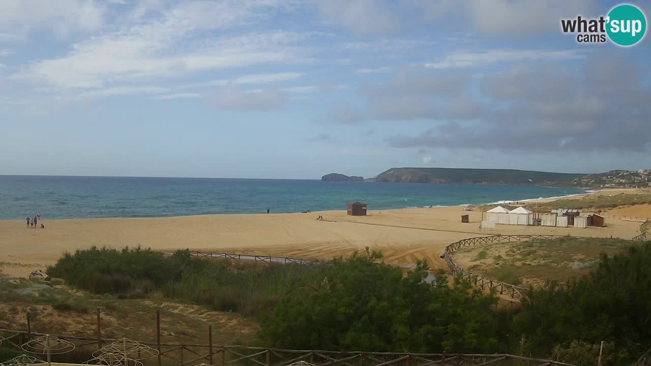 Cámara web Torre dei Corsari – Vista en directo de la playa desde Punta Usai