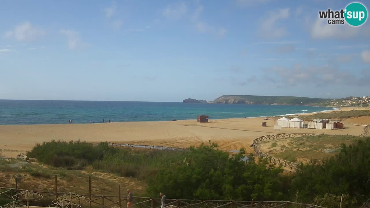 Webcam Torre dei Corsari – Vista live sulla spiaggia da Punta Usai