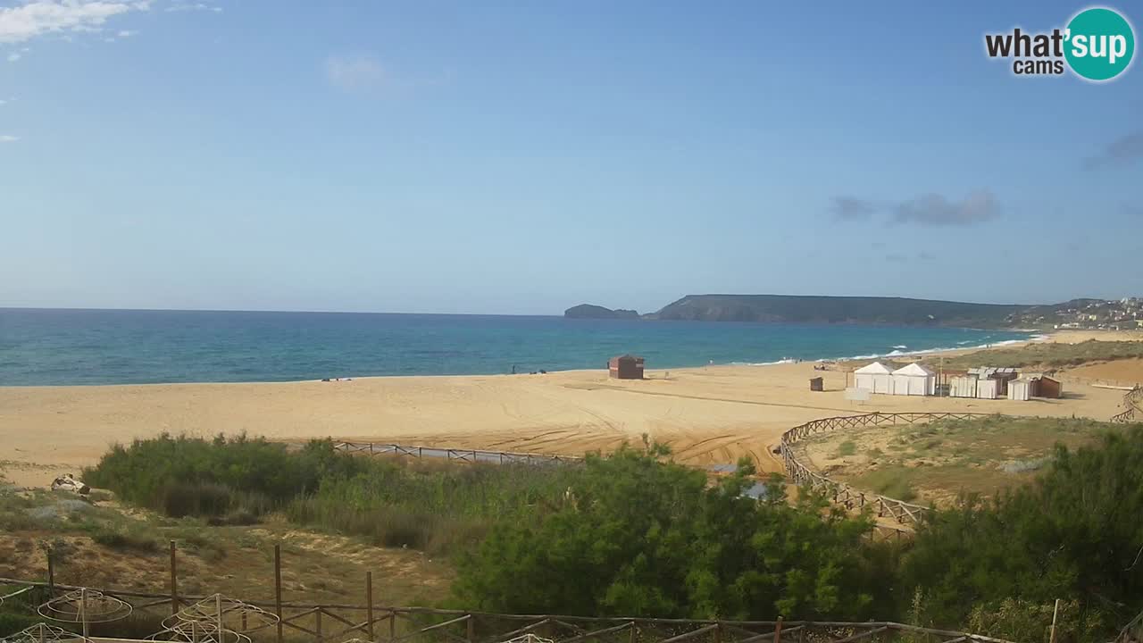 Webcam Torre dei Corsari – Vue en direct sur la plage depuis Punta Usai
