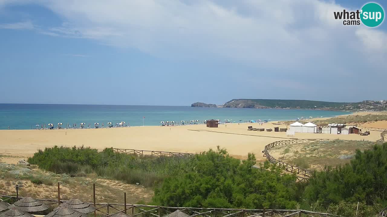 Webcam Torre dei Corsari – Vista live sulla spiaggia da Punta Usai
