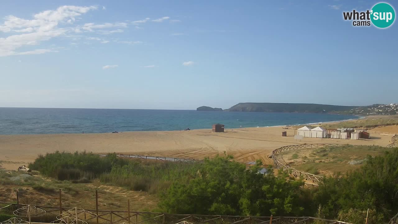Cámara web Torre dei Corsari – Vista en directo de la playa desde Punta Usai