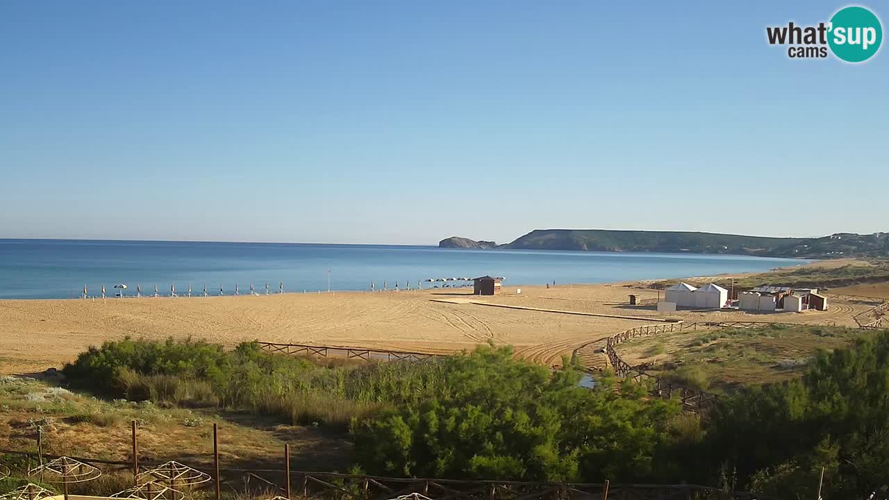 Webcam Torre dei Corsari – Live Beach View from Punta Usai