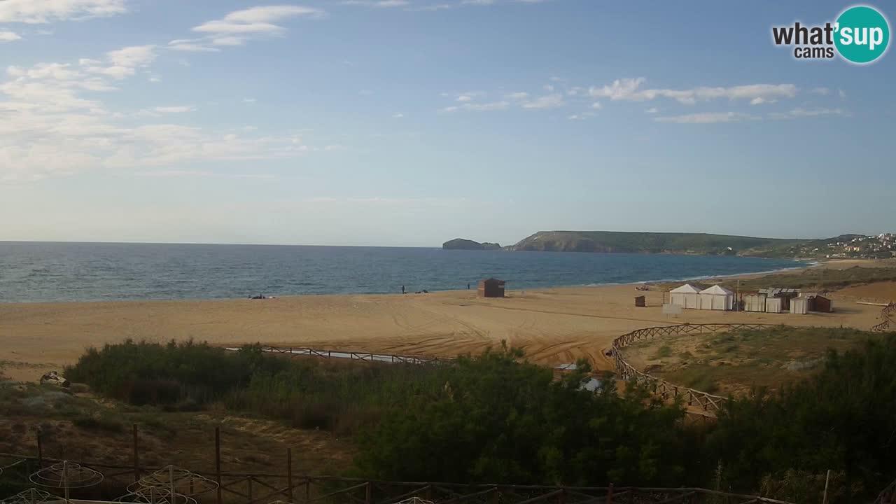Cámara web Torre dei Corsari – Vista en directo de la playa desde Punta Usai