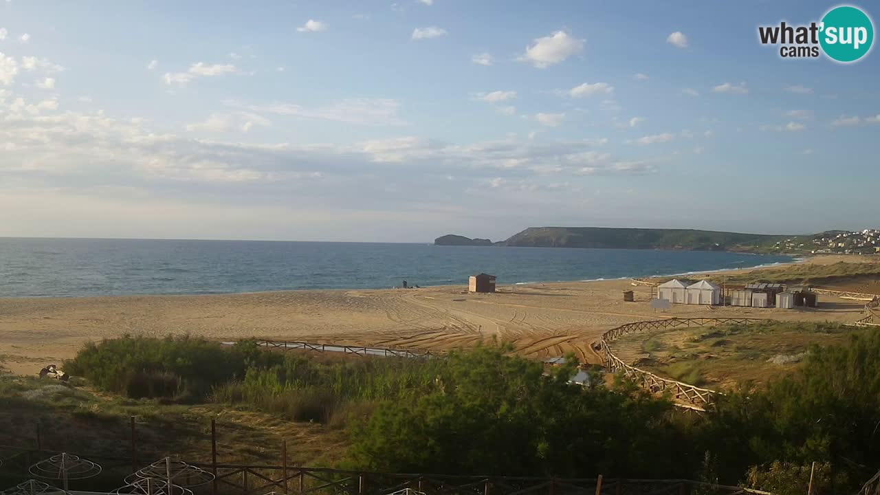 Webcam Torre dei Corsari – Liveblick auf den Strand von Punta Usai