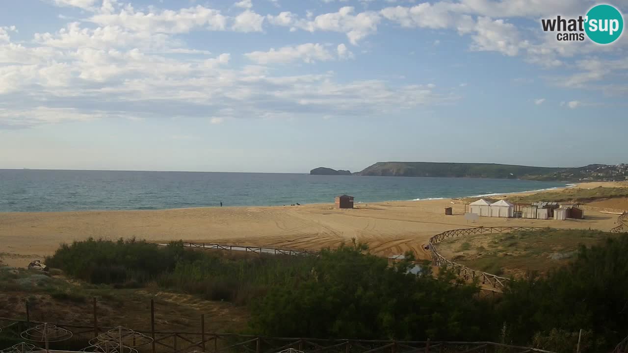 Cámara web Torre dei Corsari – Vista en directo de la playa desde Punta Usai