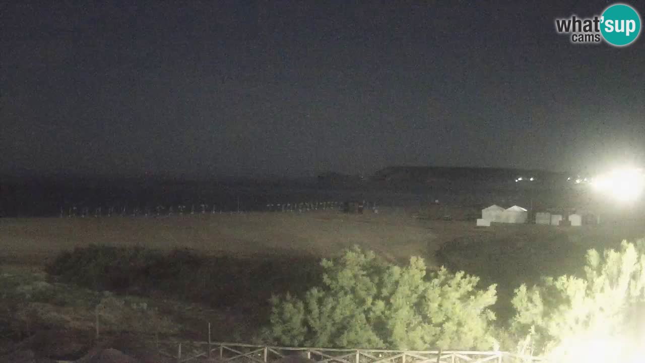 Cámara web Torre dei Corsari – Vista en directo de la playa desde Punta Usai