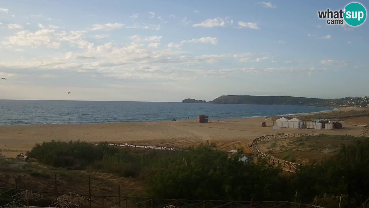 Webcam Torre dei Corsari – Vista live sulla spiaggia da Punta Usai