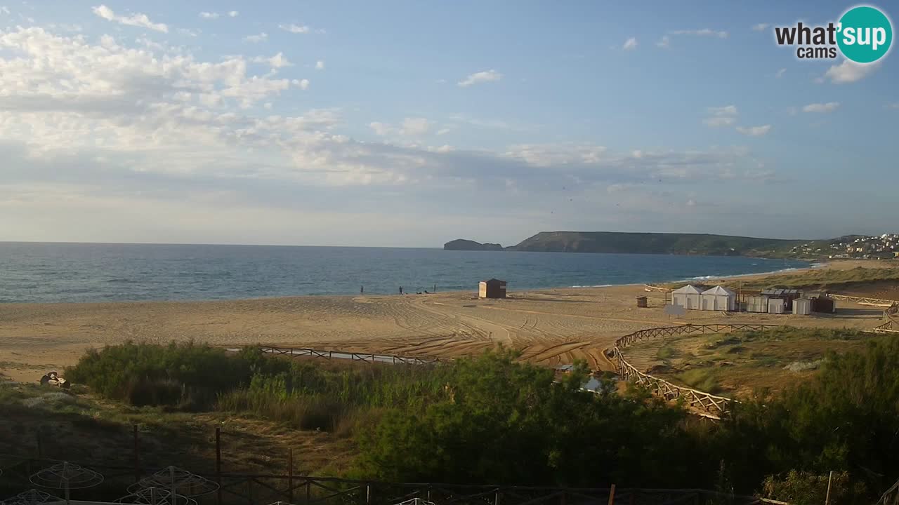 Webcam Torre dei Corsari – Vista live sulla spiaggia da Punta Usai
