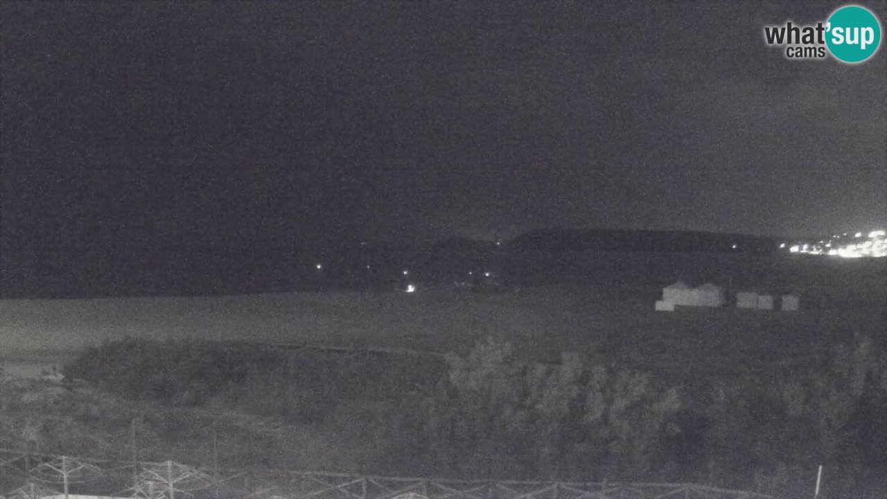 Webcam Torre dei Corsari – Vista live sulla spiaggia da Punta Usai