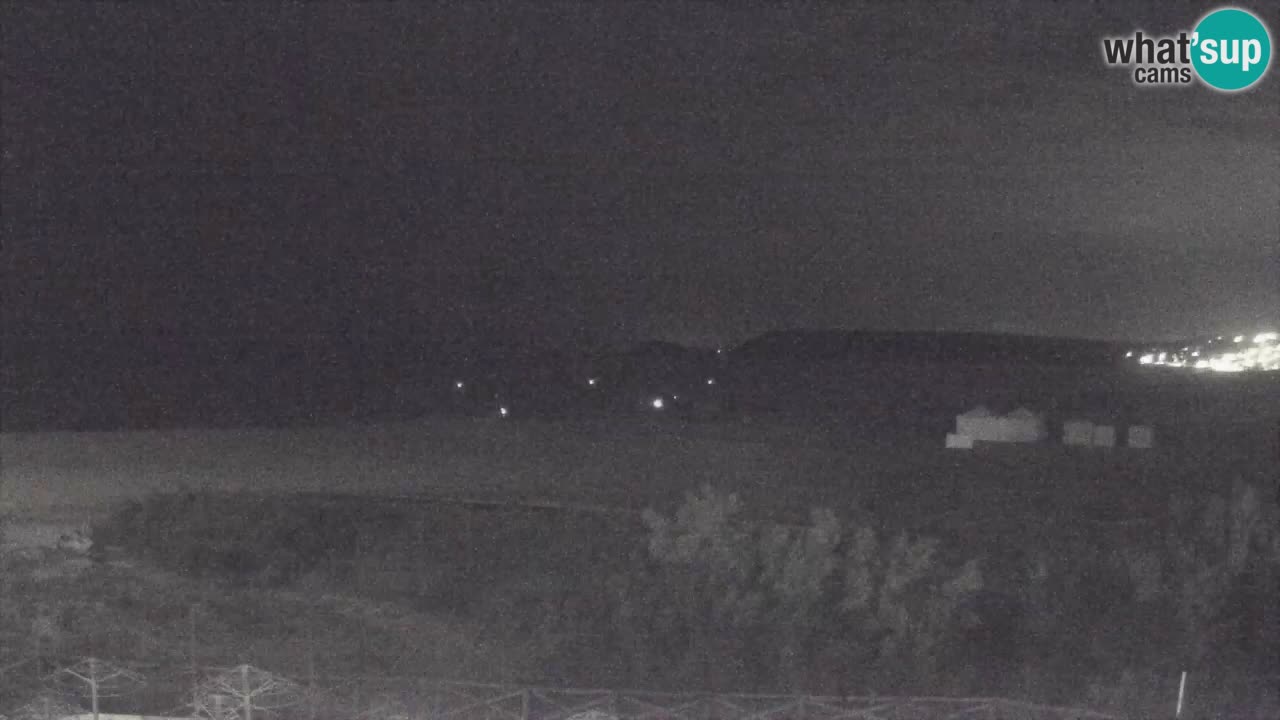 Cámara web Torre dei Corsari – Vista en directo de la playa desde Punta Usai