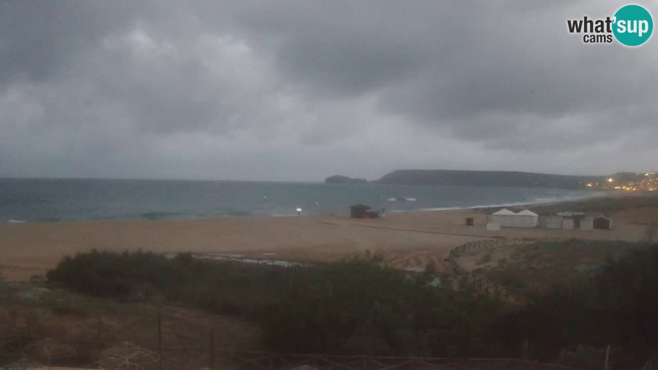 Cámara web Torre dei Corsari – Vista en directo de la playa desde Punta Usai