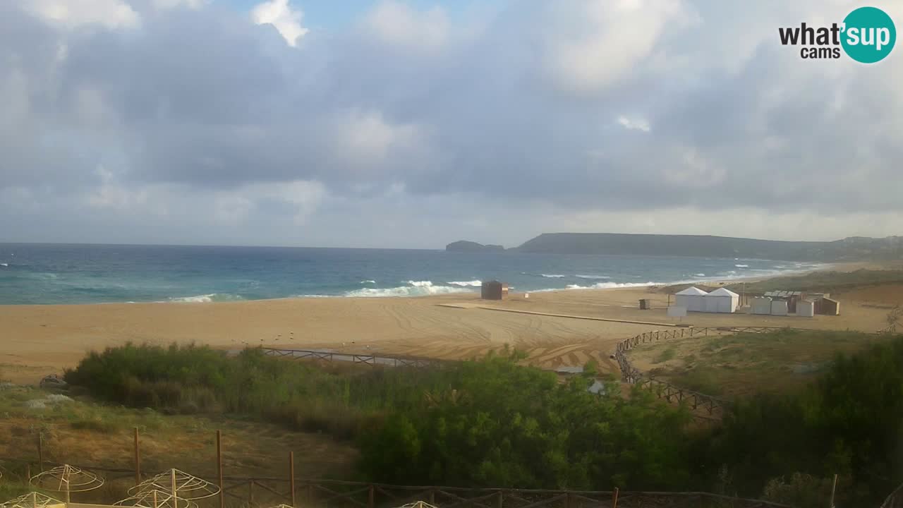 Webcam Torre dei Corsari – Live Beach View from Punta Usai