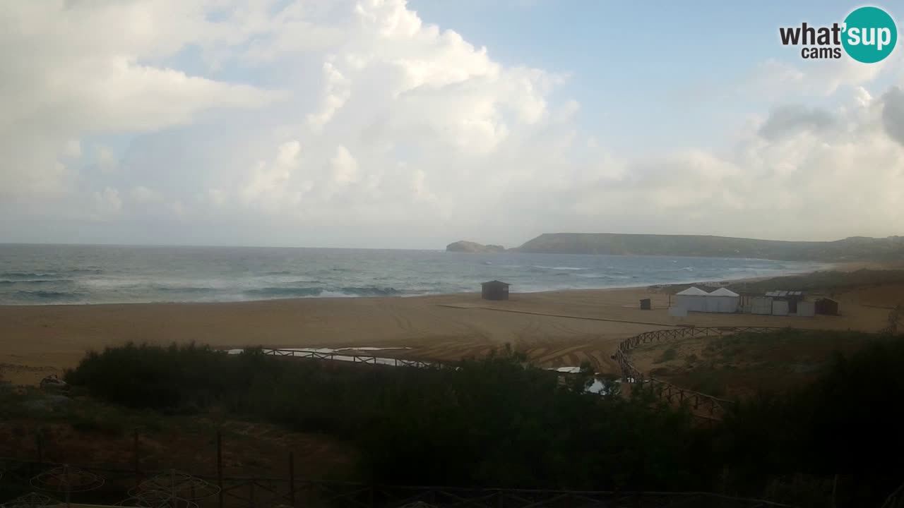 Cámara web Torre dei Corsari – Vista en directo de la playa desde Punta Usai