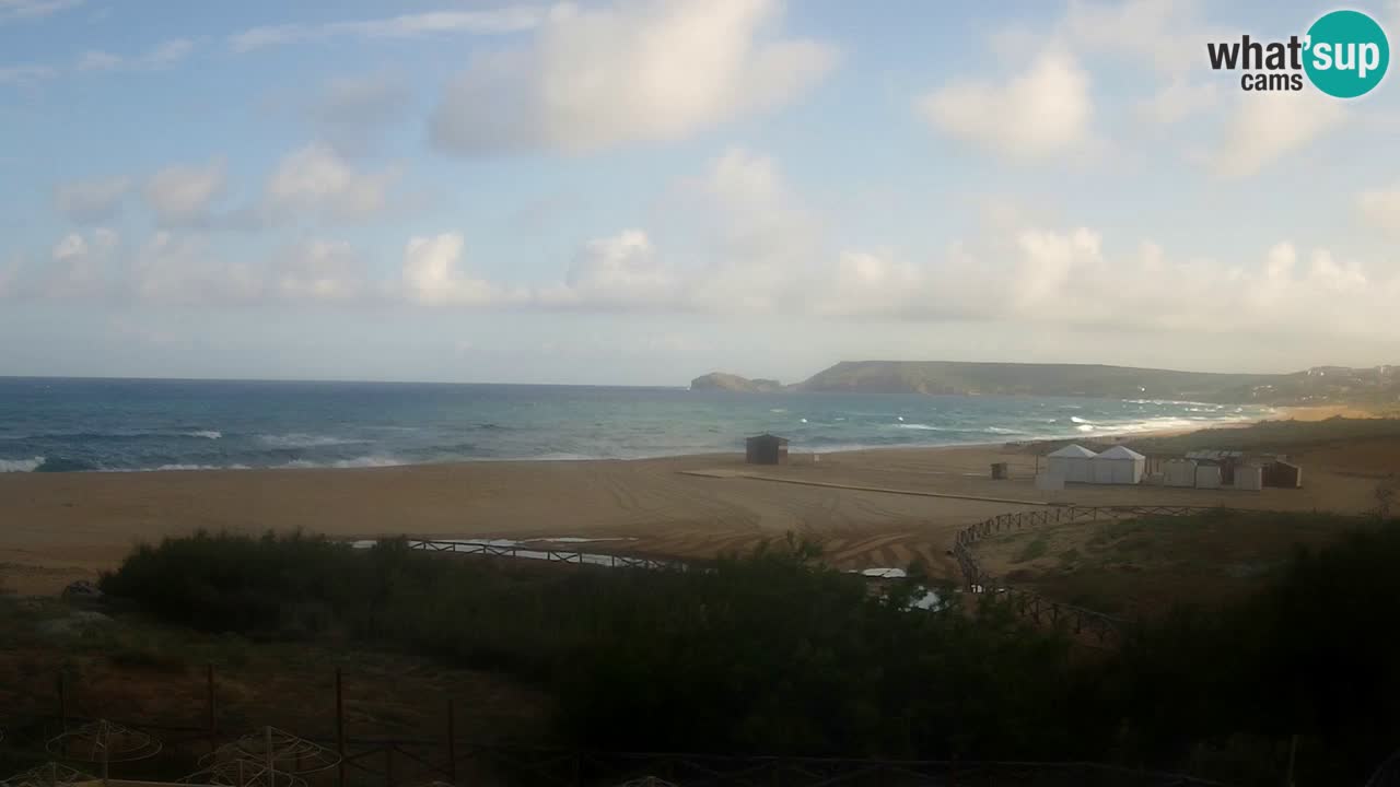Webcam Torre dei Corsari – Live Beach View from Punta Usai