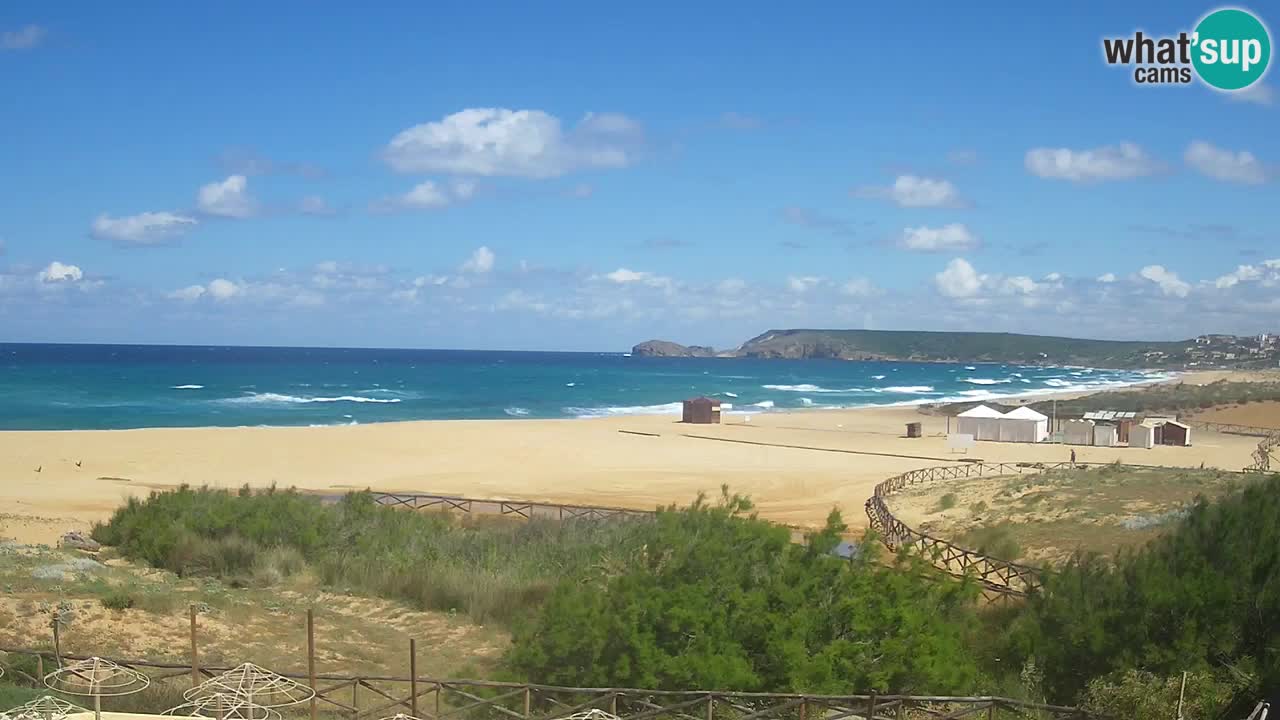 Webcam Torre dei Corsari – Vue en direct sur la plage depuis Punta Usai