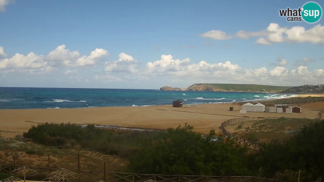 Webcam Torre dei Corsari – Live Beach View from Punta Usai