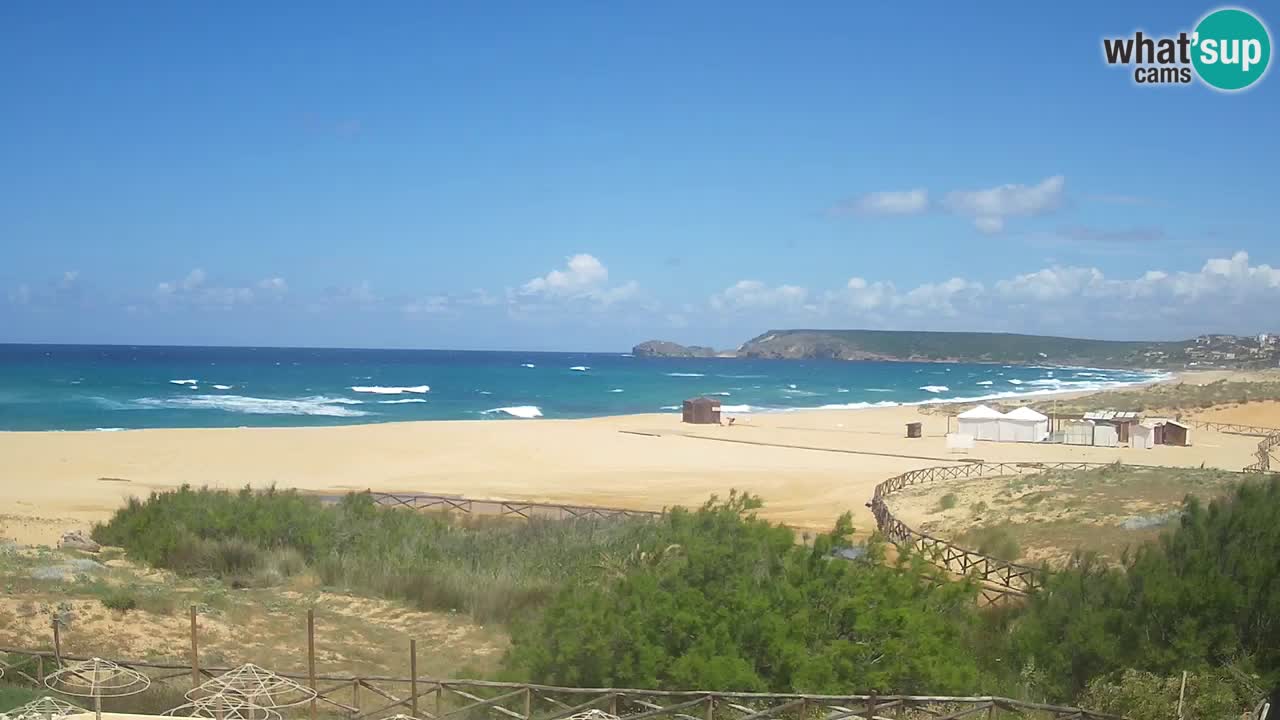 Webcam Torre dei Corsari – Live Beach View from Punta Usai