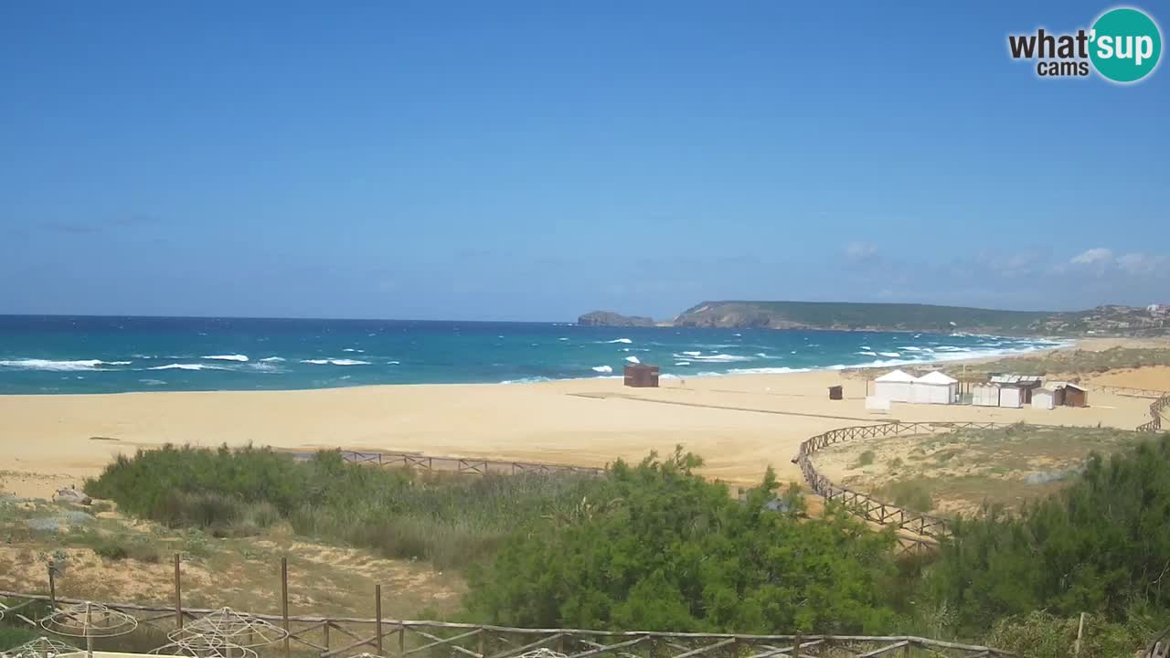 Webcam Torre dei Corsari – Live Beach View from Punta Usai